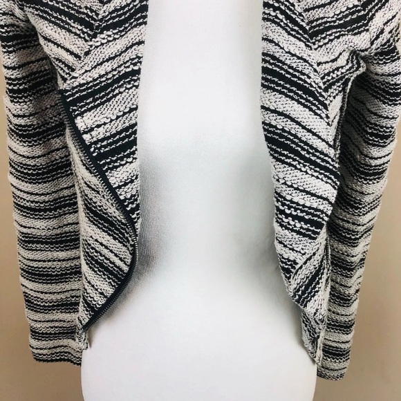 🌹Slub French Terry Asymmetric Zip Jacket XS - Picture 6 of 8